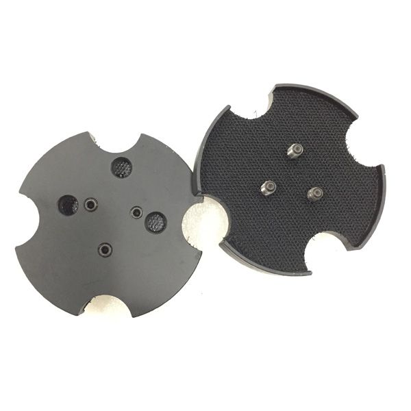 Quick change holder for resin pad or metal tools