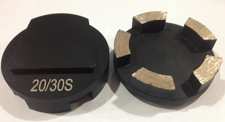 Surface Preparation Tools - Grinding Puck single row with trapezoid lock