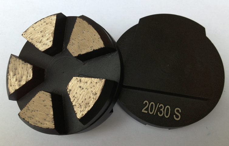 Surface Preparation Tools - Grinding Puck 5 pies with trapezoid lock