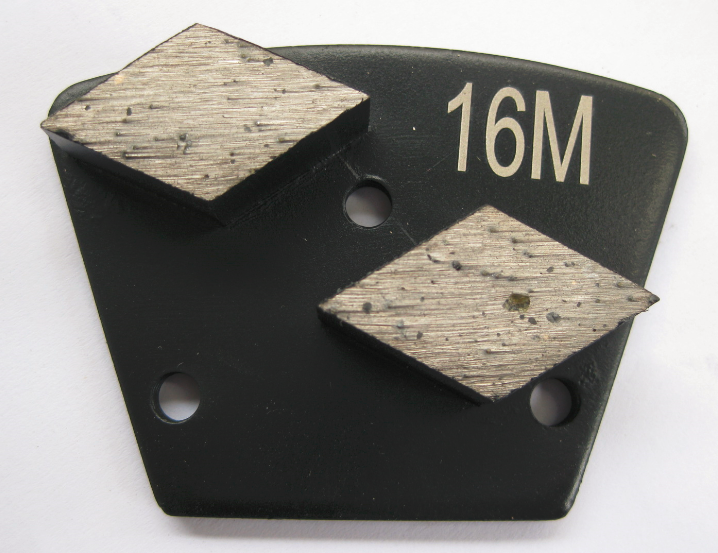Bolt On Diamond Grinding Trapezoid Plate - Rhombus Diamond Segment