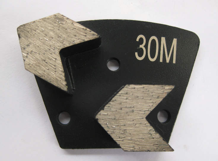 Diamond Grinding Trapezoid Plate Bolt On - Arrow Segment