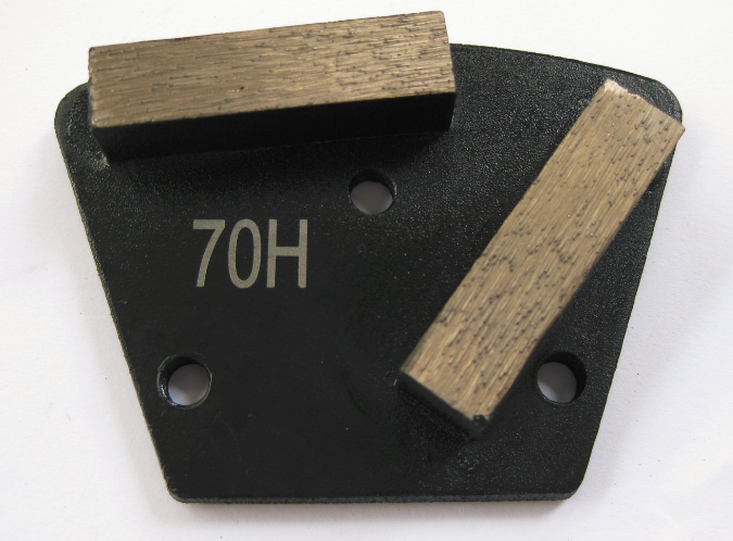 Diamond Grinding Trapezoid Plate Screwed On- Double Segment