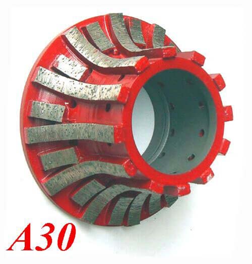 Sintered Segmented Rim CNC Profile Wheels