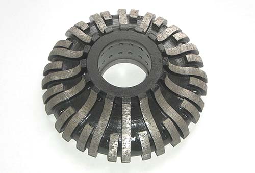 Sintered Segmented Rim CNC Profile Wheels