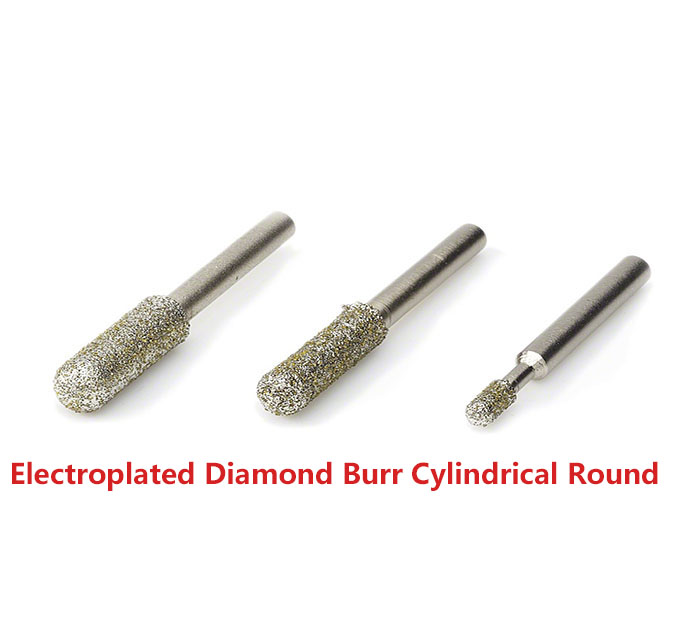 Electroplated Diamond Burr With Shank 6mm