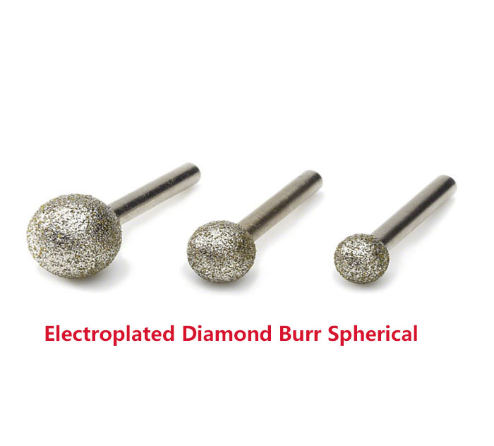 Electroplated Diamond Burr With Shank 6mm