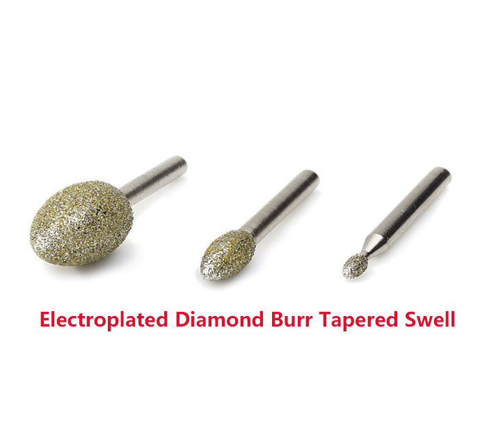 Electroplated Diamond Burr With Shank 6mm