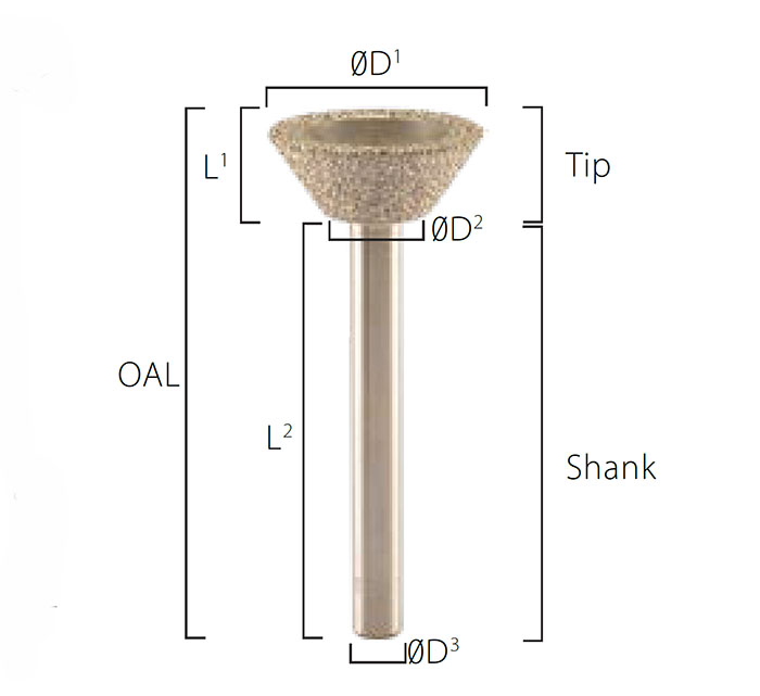 Vacuum Brazed Diamond Routers