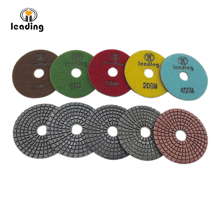 Flexible Resin-Pregnant Diamond Metal Chips Polishing Pads