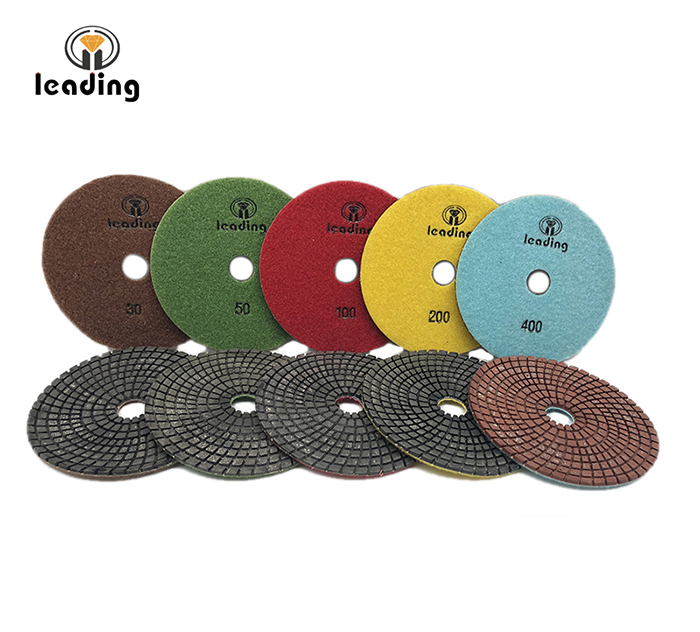 Flexible Resin-Pregnant Diamond Metal Chips Polishing Pads