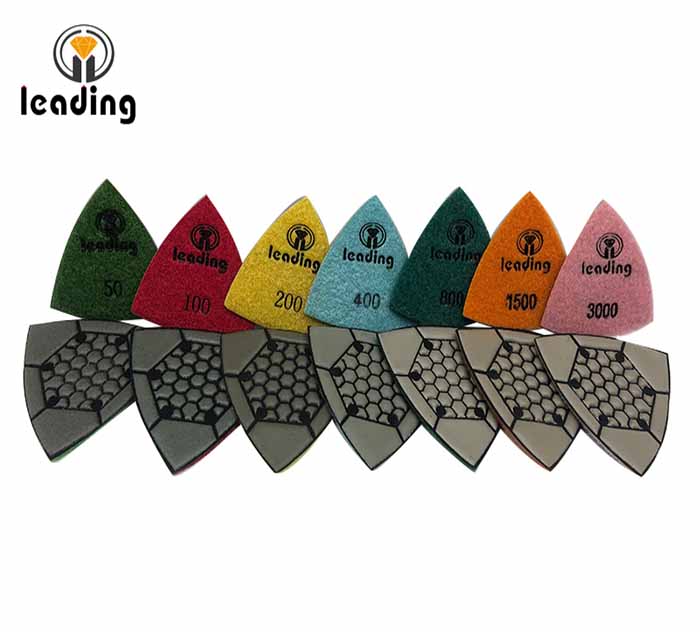 Triangular Dry Polishing Pads KNQ 