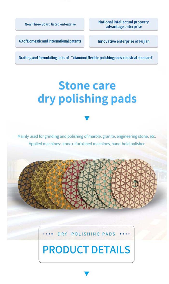 Leading Marble Dry Polishing Pads - JL