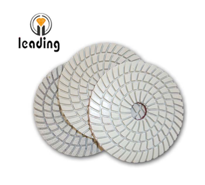 Leading 3-Step White Wet Diamond Polishing Pads