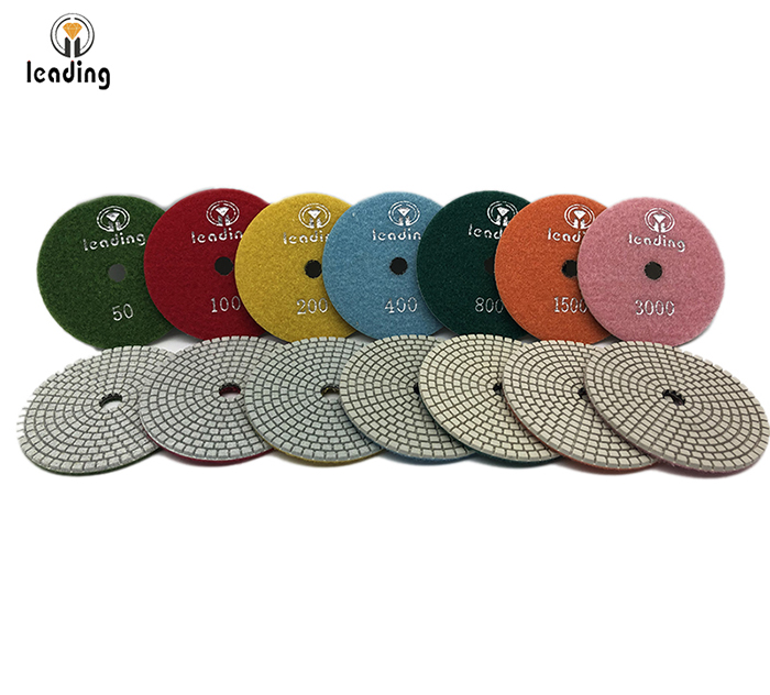 Leading White Wet/Dry Diamond Polishing Pads GFS