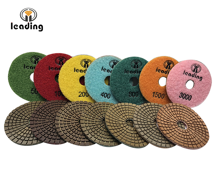 Leading Brown Wet Diamond Polishing Pads JL