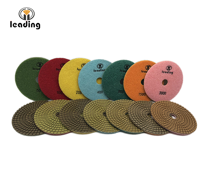 Leading Brown Wet Diamond Polishing Pads JL