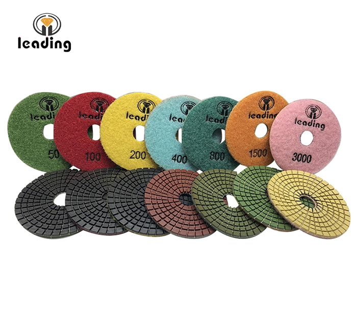 Leading Spiral Wet Diamond Polishing Pads JL