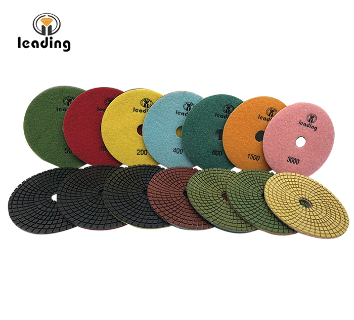 Leading Spiral Wet Diamond Polishing Pads JL