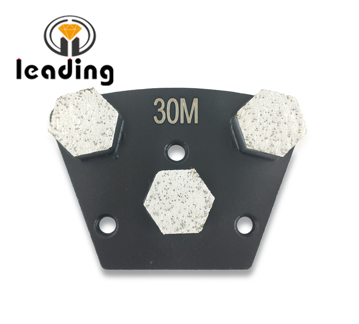 Three Hexagon Segments Diamond Grinding Shoes