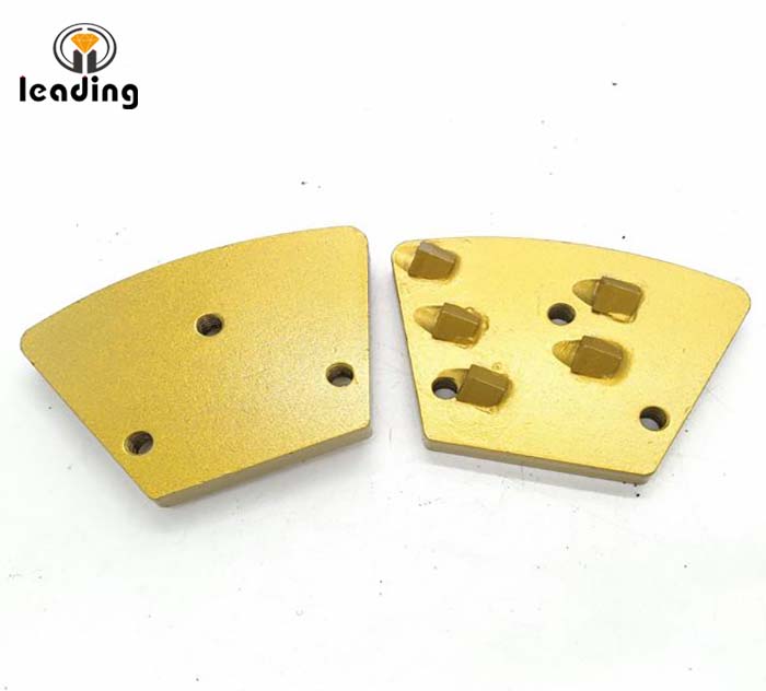 Effective 1/3 Round PCD scrapers / PCD wing / PCD grinding shoes / PCD Cutter for epoxy or paint coatings removing