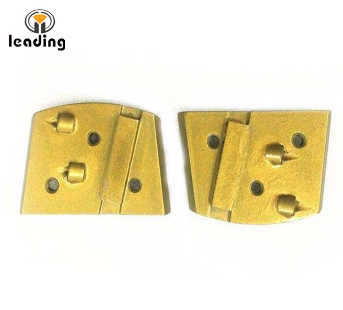 1/4 Round PCD scrapers / PCD wing / PCD grinding shoes / PCD Cutter for epoxy or paint coatings removing