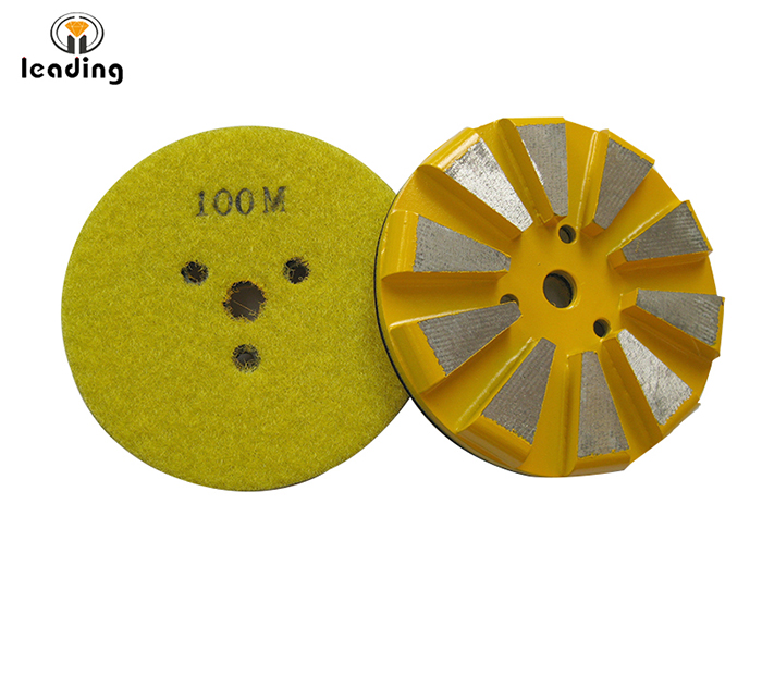 4 inch Grinding Pucks Beveled Segment Pro Series