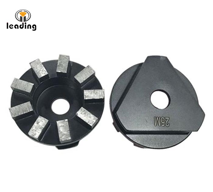 Diamond Grinding Puck with triangular locker