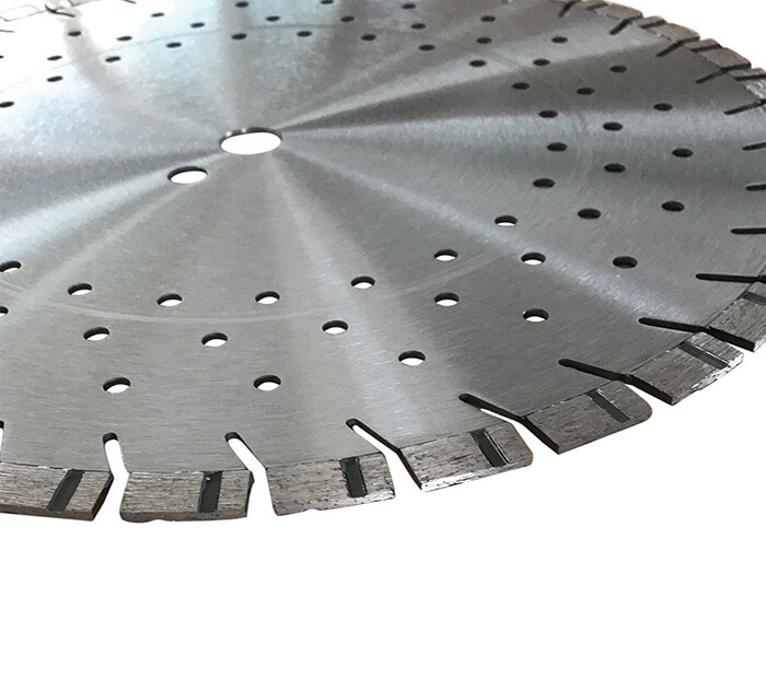 Laser Welded Segmented Turbo Blades (Short Segment) For Concrete, Bricks