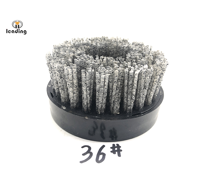 4 inch (100mm) Silicon Carbide Brush with M14 or 5/8"-11 Thread