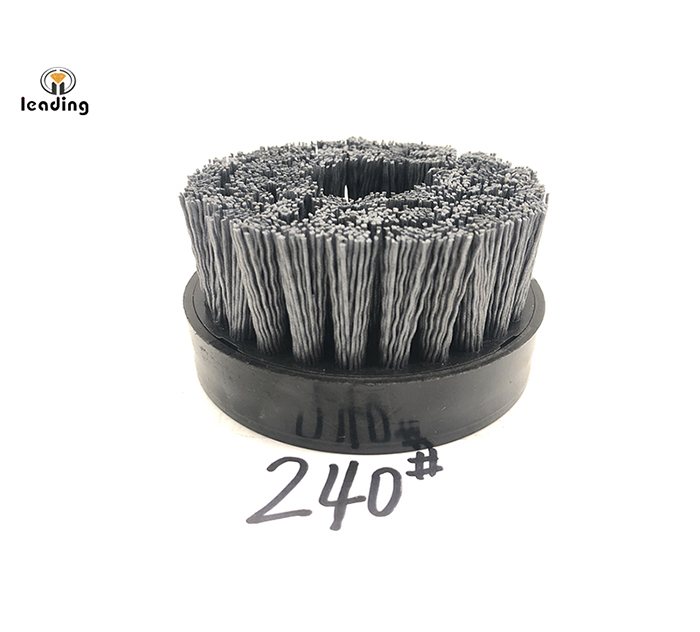 4 inch (100mm) Silicon Carbide Brush with M14 or 5/8"-11 Thread