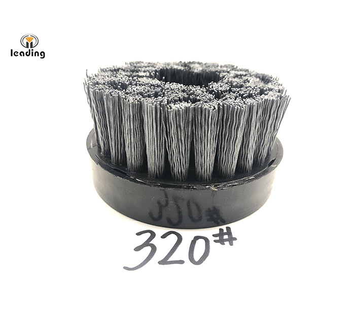 4 inch (100mm) Silicon Carbide Brush with M14 or 5/8"-11 Thread