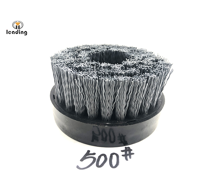 4 inch (100mm) Silicon Carbide Brush with M14 or 5/8"-11 Thread