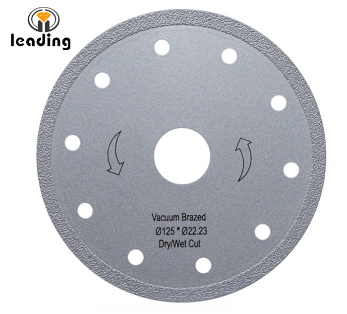 Vacuum Brazed Diamond Continuous Rim Marble Blade