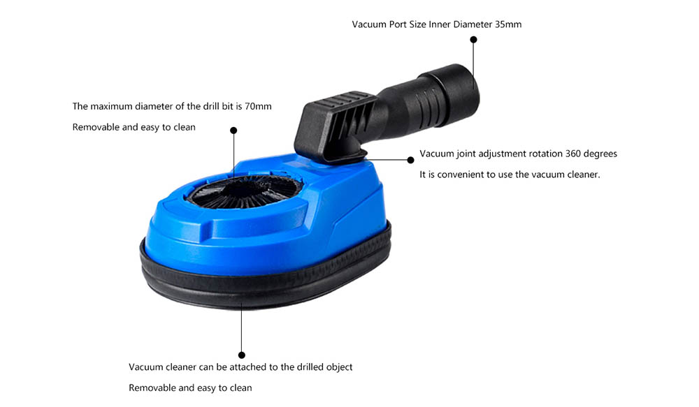 Plastic Dust Shroud / Cover For Hammer Drilling Machine