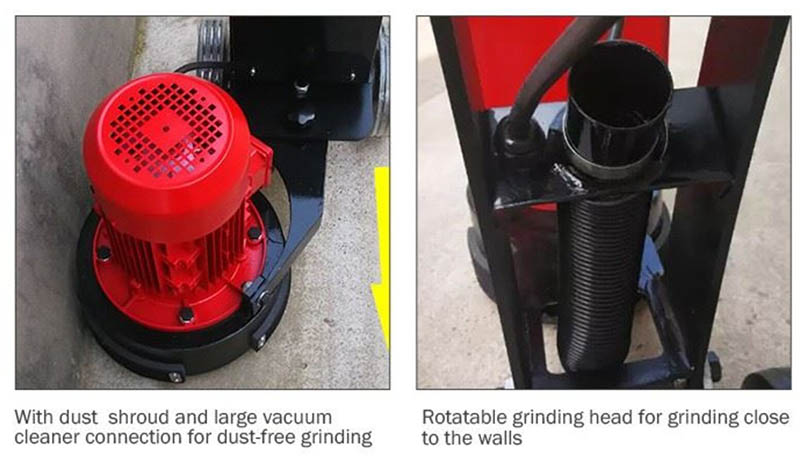 10 Inch / 250mm 110V/220V Concrete Floor Grinder for Edge Grinding R250