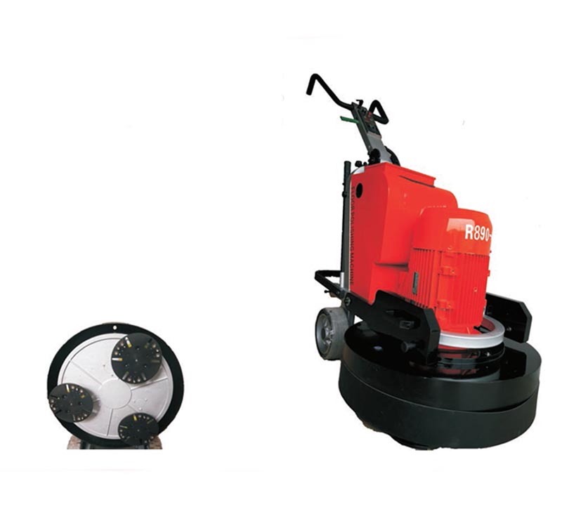 LDR890-3 Planetary Concrete Floor Grinder And Polisher WithThree Grinding Heads