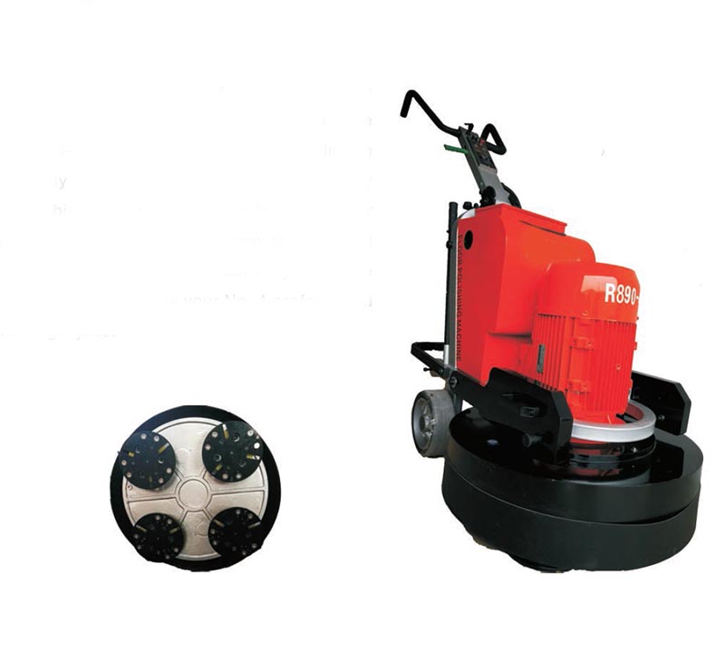 LDR890-4 Planetary Concrete Floor Grinder And Polisher With Four Grinding Heads