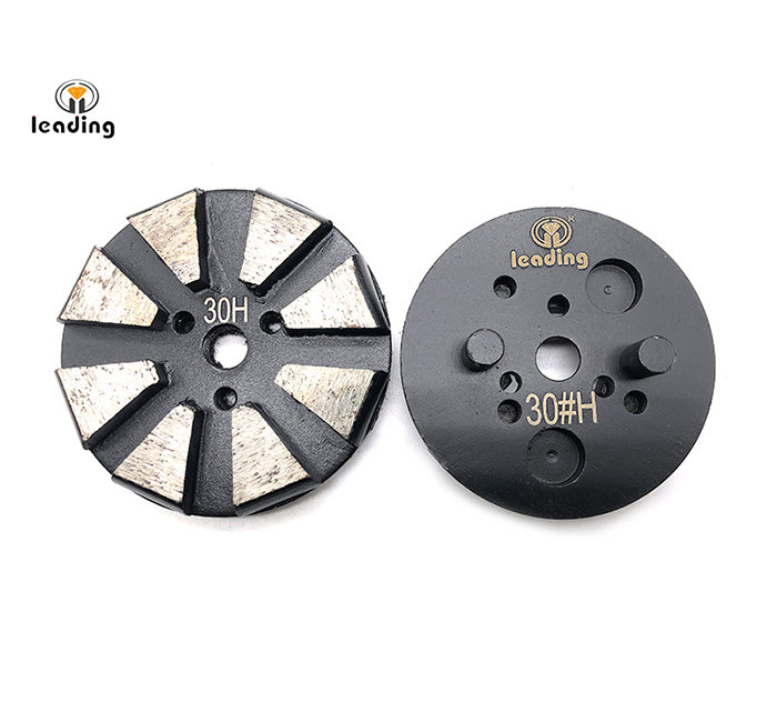 Universal Ten Straight Segment Diamond Grinding Puck Polar Magnetic