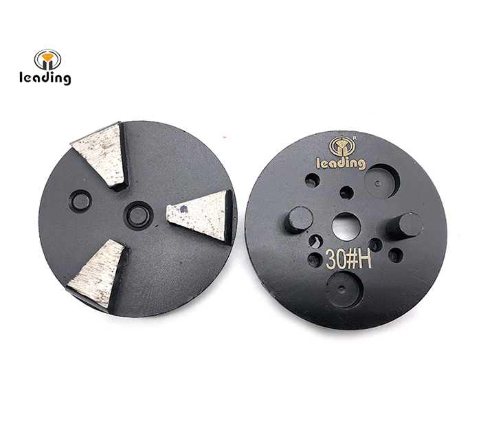 Multiple Mounted Diamond Grinding Puck With Two Pins