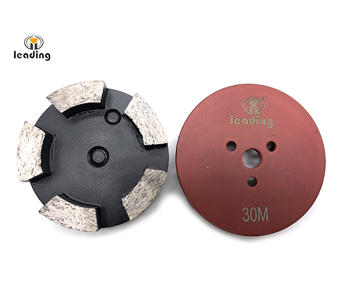 3 Inch Diamond Grinding Puck With 3xM6 Bolt-On Holes