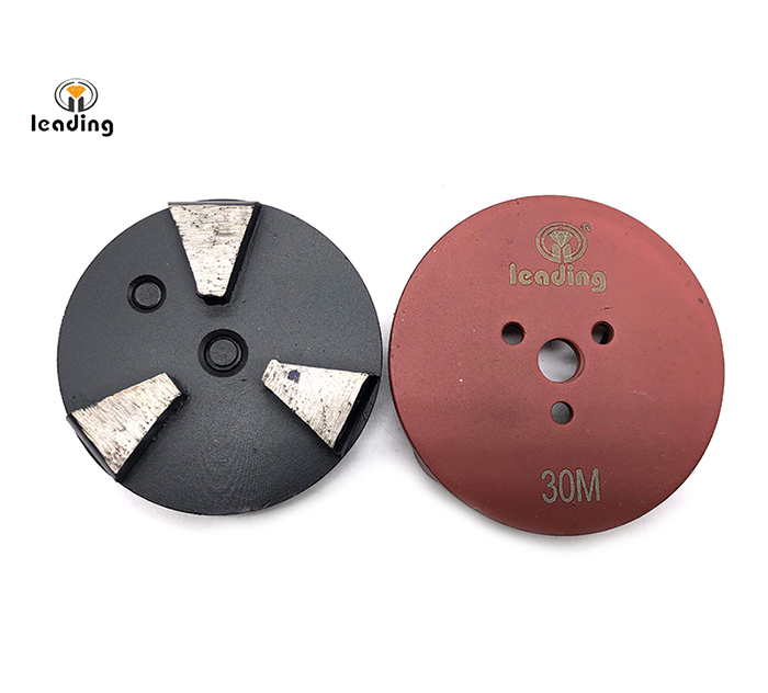 3 Inch Diamond Grinding Puck With 3xM6 Bolt-On Holes