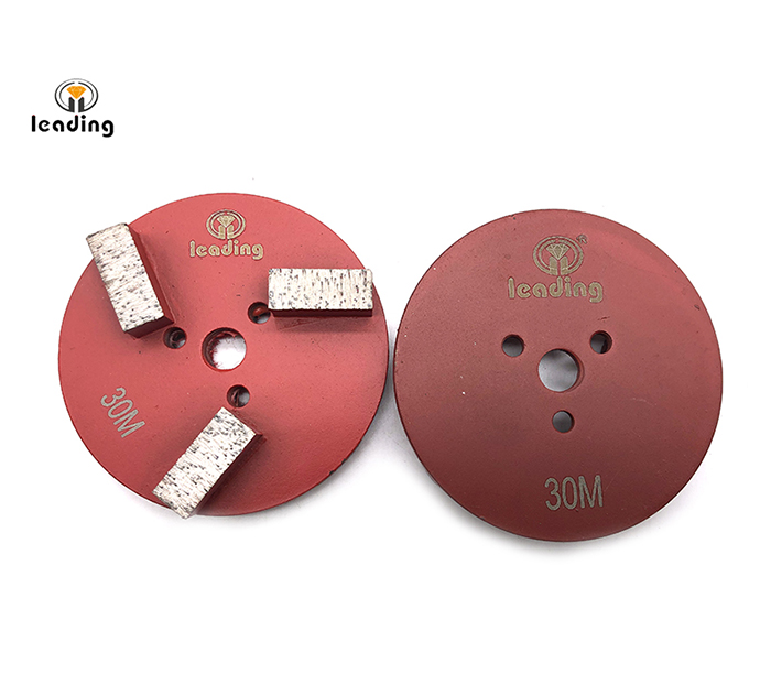 3 Inch Diamond Grinding Puck With 3xM6 Bolt-On Holes