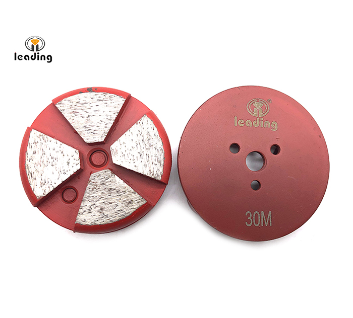 3 Inch Diamond Grinding Puck With 3xM6 Bolt-On Holes