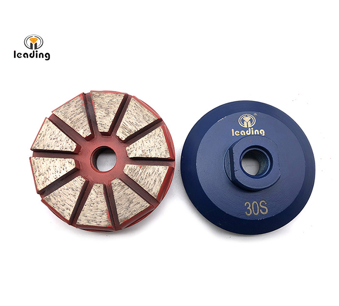 Diamond Grinding Puck with M14 or 5/8-11 thread connector