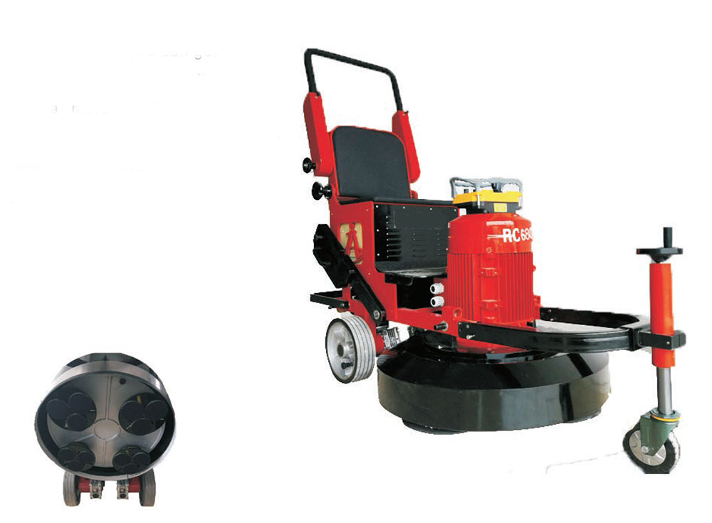 LDRC-680 Remote Control Ride On Concrete Floor Grinding Polishing Machine, Polisher