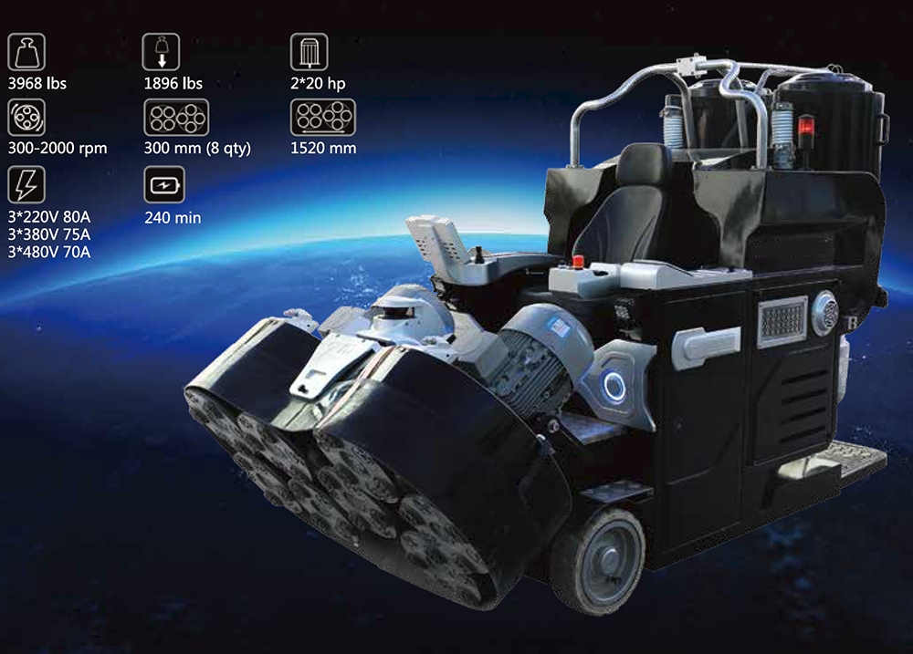 LDT-TITAN-ROBOT Floor Grinder- The First Worldwide Grinding Robot