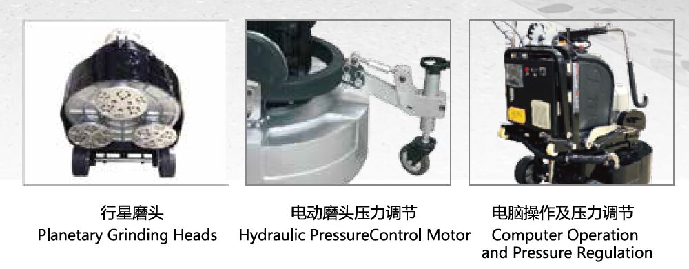 LDT-16T Gear-driving Planetary Floor Grinding / Polishing Machine