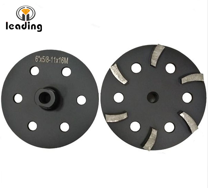 Flat Grinding Disc With Radial Segments For Concrete