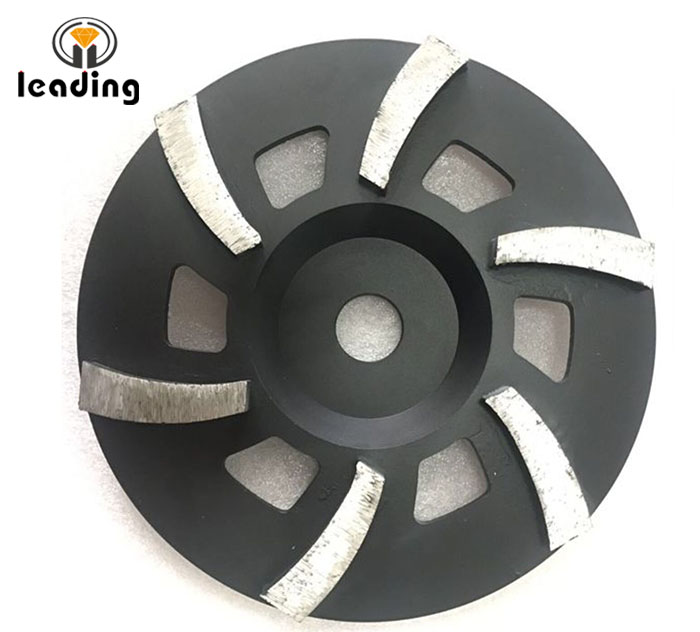 Diamond Grinding Cup Wheel With Radial Segments For Concrete